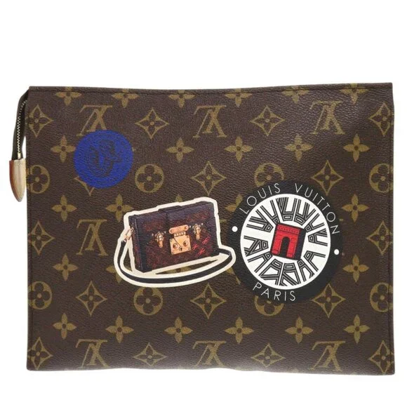 LOUIS VUITTON Brown Monogram Clutch Bag - Picture 3 of 11